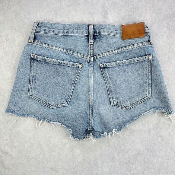 Citizens of Humanity Annabelle Shorts Womens 25 Button Fly Distressed Cutoff - Picture 4 of 16